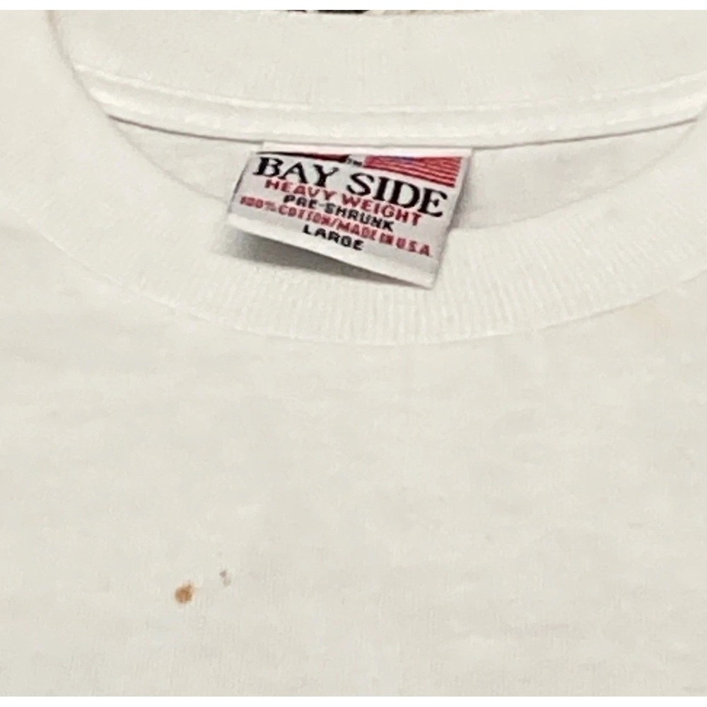 Vintage 2010 Indy Grand Prix Sonoma Racing T-Shirt Bay Side White Large USA Made - Picture 2 of 8